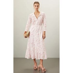 LoveShackFancy Tansu Cotton Dress - Size 12